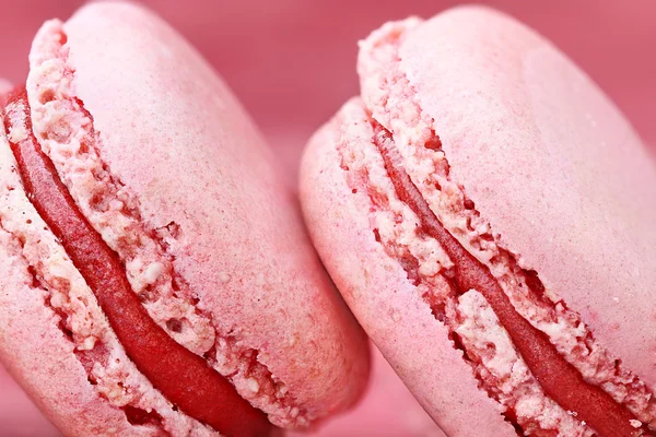 Deliciosos macarrones rojos —  Fotos de Stock