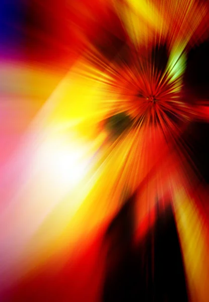 Fondo colorido abstracto que representa explosión o explosión — Foto de Stock