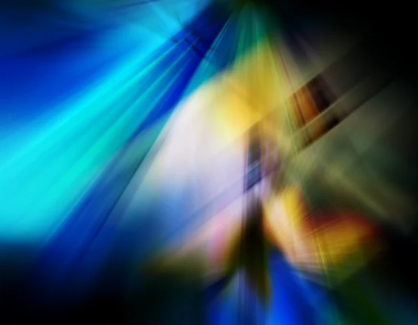 Fondo abstracto en colores azul, amarillo y verde — Foto de Stock