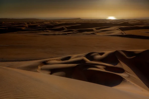 Západ slunce v Swakopmund, Namibie — Stock fotografie