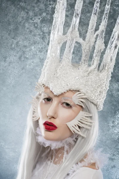 Ice-queen - portrait — Stock Photo, Image