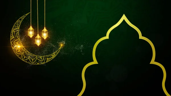 Eid Adha Mubarak Perinteiset Lyhdyt Ramadan Islamilainen Tausta — kuvapankkivalokuva