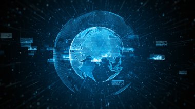 Küresel ağ 5g Yüksek hızlı internet iletişimi, Teknoloji ağı dijital veri bağlantısı ve İnternet pazarlama arka planı