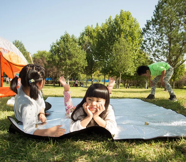 Resting children — Stock Photo, Image