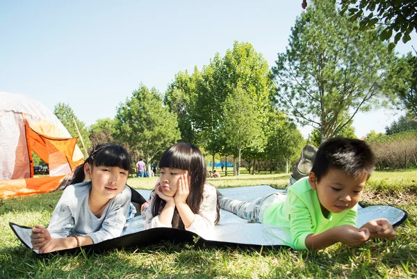 Resting children — Stock Photo, Image