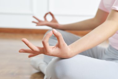 Yoga kol yakın çekim