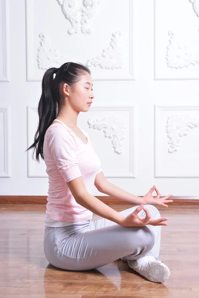Yoga meditatie — Stockfoto
