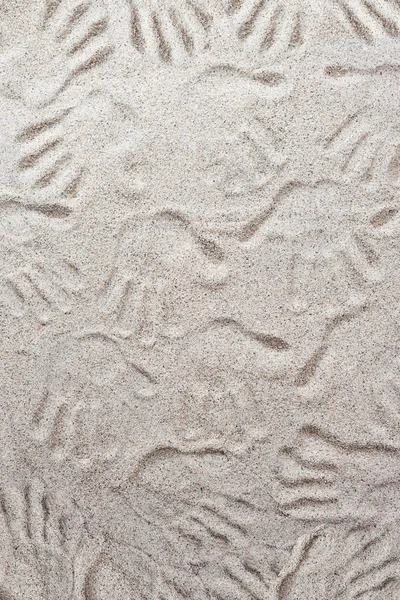 Strand der Fingerabdrücke — Stockfoto