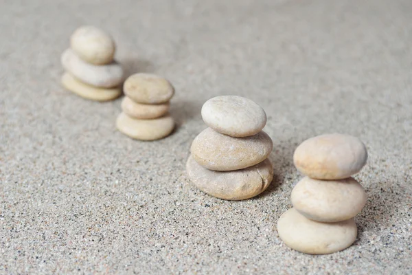 A areia e a pedra — Fotografia de Stock