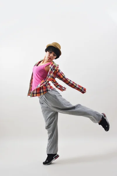 Aerobic dancer dancing — Stock Photo, Image