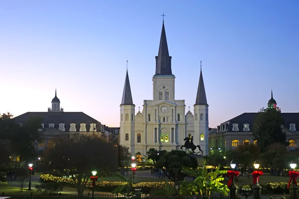 Catedral de Nova Orleães Saint Louis — Fotografia de Stock