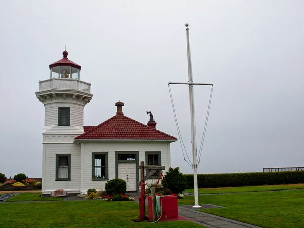 O Farol em Mukilteo — Fotografia de Stock