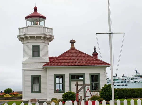 The Lighthouse at Mukilteo — Stock Photo, Image