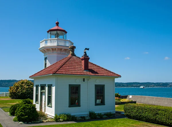 O Farol em Mukilteo — Fotografia de Stock