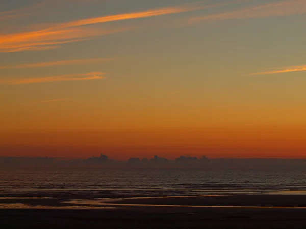 Sunset on the Beach — Stock Photo, Image