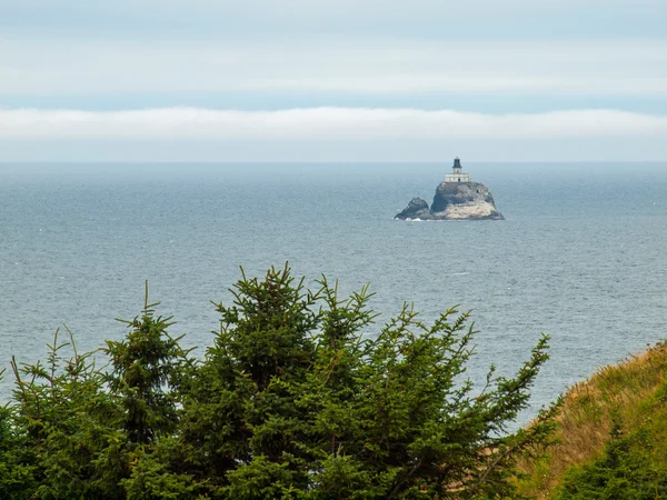 Tillamook Lighthouse Offshore Oregon Coast — Stock Photo, Image