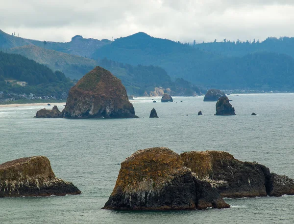 Vista Oceano de Ecola State Park Oregon EUA — Fotografia de Stock
