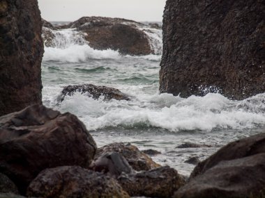 Okyanus dalgalar çökmesini devam et