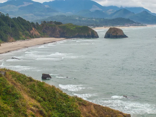 Visa Haystack Rock — Stockfoto