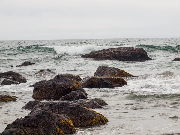 Dalgalar kıyıya vuruyor