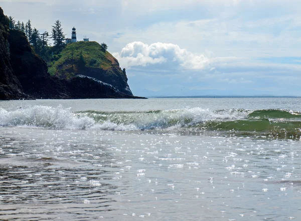 Phare du Cap Déception sur la côte de Washington États-Unis — Photo