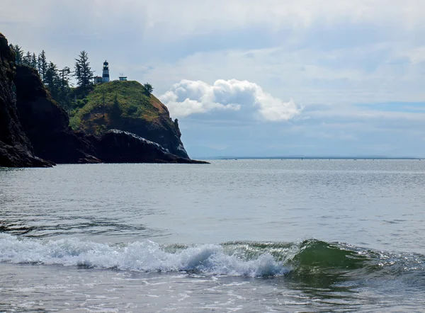 Cape Disappointment Lighthouse on the Washington Coast USA — Stock Photo, Image