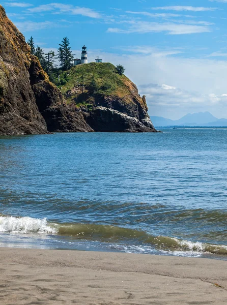 Cape Disappointment Lighthouse on the Washington Coast USA — Stock Photo, Image