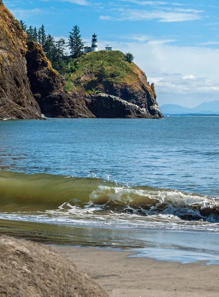 Phare du Cap Déception sur la côte de Washington États-Unis — Photo