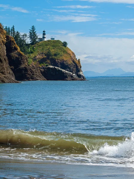 Phare du Cap Déception sur la côte de Washington États-Unis — Photo