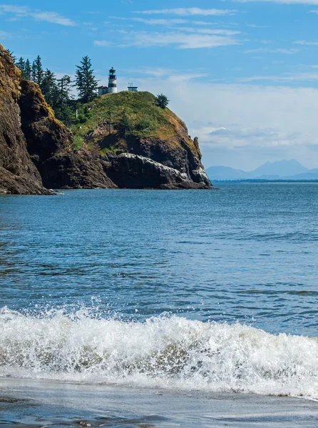 アメリカ ワシントン海岸の岬の失望の灯台 — ストック写真