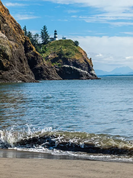 Phare du Cap Déception sur la côte de Washington États-Unis — Photo