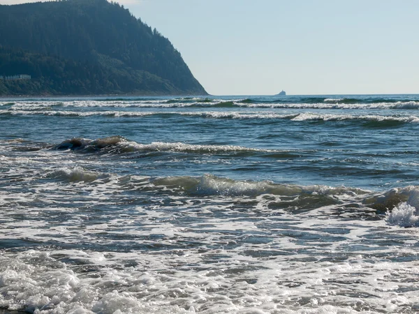 The Beach and Hills at Seaside Oregon USA — Stock Photo, Image