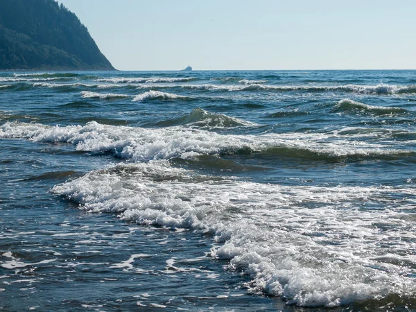 Plaża i wzgórz nadmorskich Oregon USA — Zdjęcie stockowe