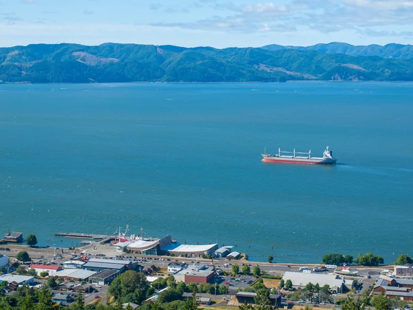 Vista de Astoria Oregon desde la Columna de Astoria —  Fotos de Stock