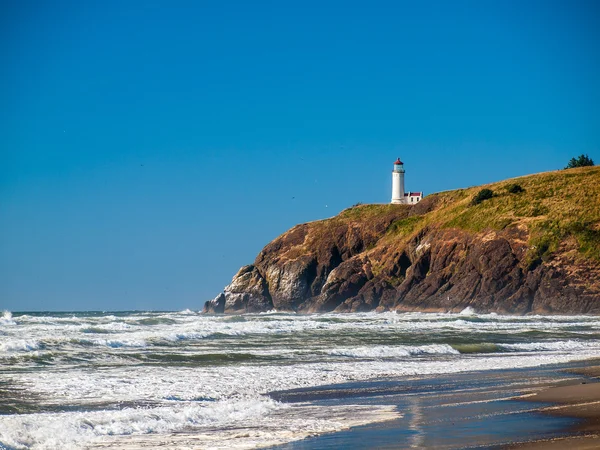 North Head Lighthouse te ondernemen op de Washington kust VS — Stockfoto