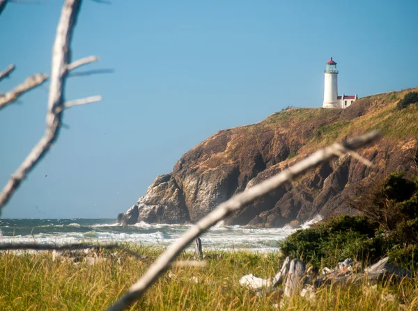 North Head maják na pobřeží Washington Usa — Stock fotografie