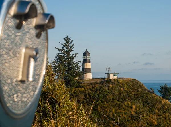 Kap Enttäuschung Leuchtturm an der Küste Washingtons USA — Stockfoto