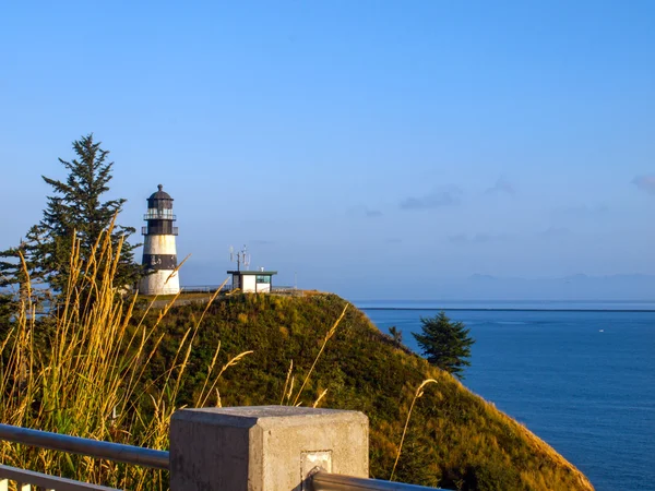 Cabo farol decepção na costa de Washington EUA — Fotografia de Stock