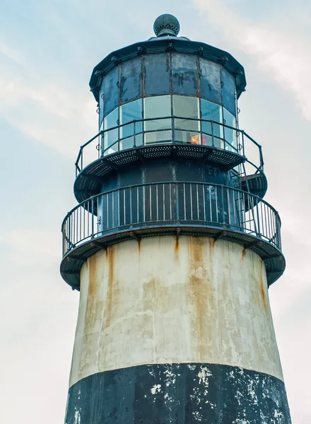 Cape Disappointment Lighthouse at Sunset on the Washington Coast — Stock Photo, Image