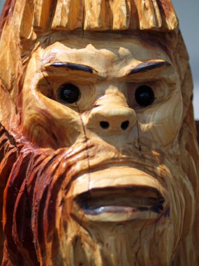 Bigfoot yapılan dışarı ahşap