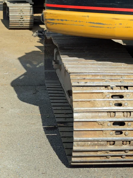 Dettagli di primo piano di attrezzature per costruzioni pesanti — Foto Stock