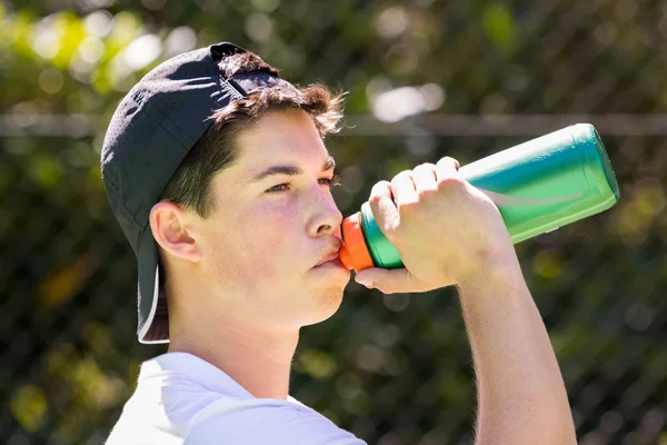 Man Drinking Water — Stock Photo, Image