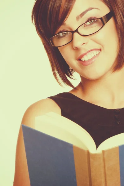 Girl Reading Book — Stock Photo, Image