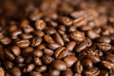 Kavrulmuş kahve çekirdeği.