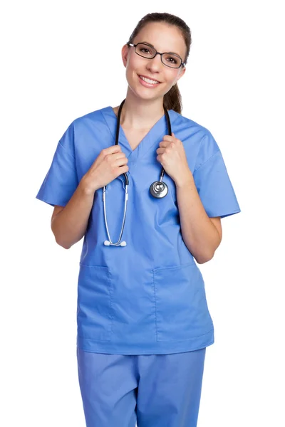 Isolated Nurse Stock Photo