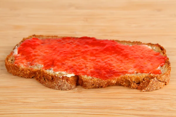 Bread with jam — Stock Photo, Image