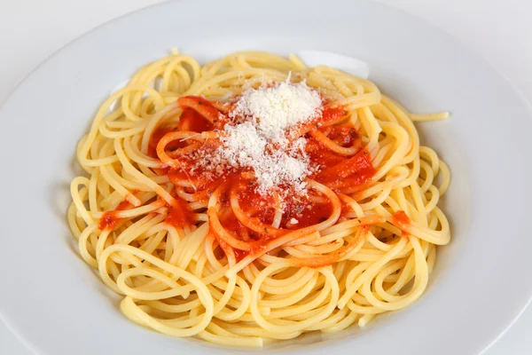 Spahgetti con parmesano —  Fotos de Stock