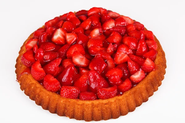 Gâteau aux fraises entières — Photo