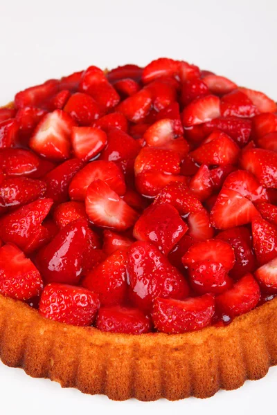 Gâteau aux fraises entières — Photo