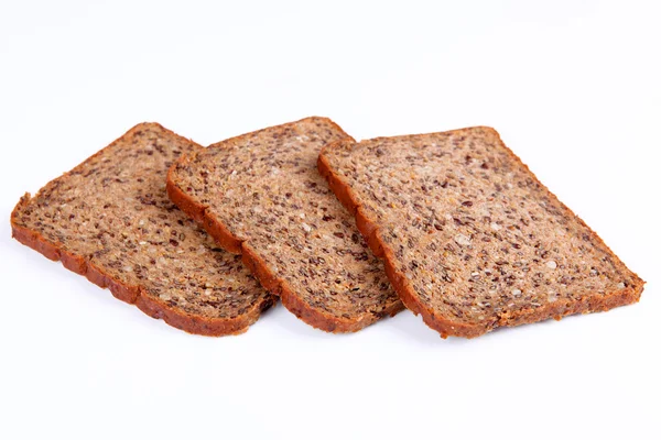 Protein bread with white background — Stock Photo, Image